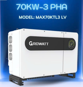 Inverter Growatt 70kW 3 Pha MAX70KTL3 LV
